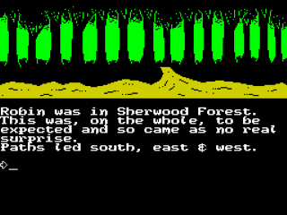 Robin of Sherlock screenshot 3 for ZX Spectrum